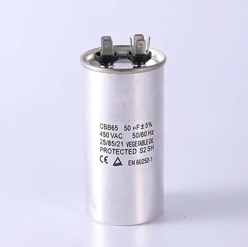 Aluminum 370/440V Round Cbb65 a Motor Run Air Conditioner Capacitor