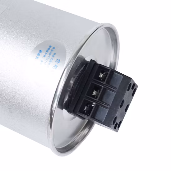 Condensateur de filtre auto-cicatrisant portatif fonctionnel de correction de facteur de puissance de coquille en aluminium pour réduire la perte de ligne